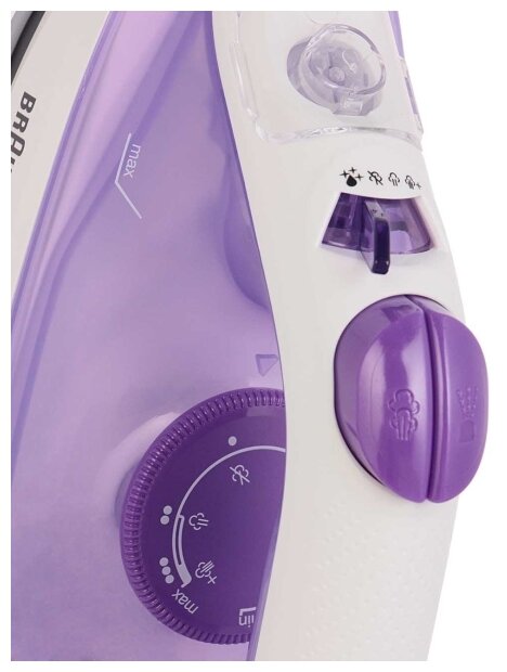 Утюг Braun SI1080VI TexStyle 1 белый/фиолетовый _4