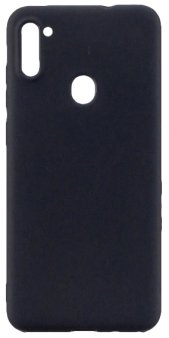 Чехол-накладка для Samsung Galaxy A11/M11, силикон/бархат, черный
