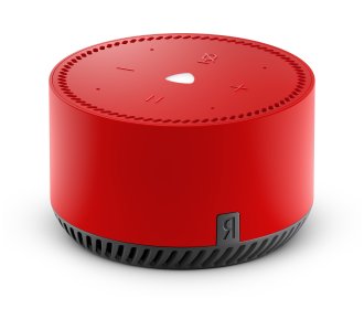 Умная колонка Яндекс Станция Лайт с голосовым помощником Алиса, красная