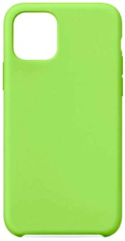 Чехол-накладка для iPhone 11 Pro, силикон/бархат, зелёный