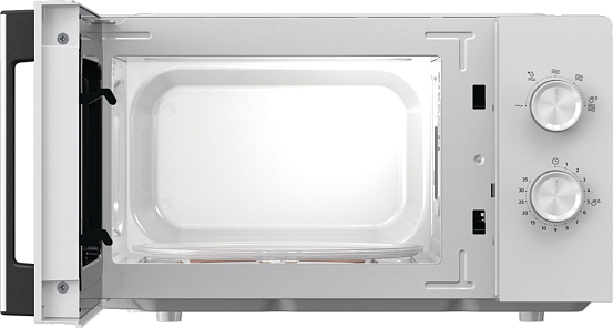 Микроволновая печь Gorenje MO20E1WH (20 л, 800 Вт, переключатели поворотный механизм, белый/черный)_3