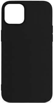 Чехол-накладка для iPhone 14 Plus, DF, силиконовый, черный