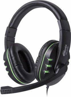 Гарнитура Ritmix RH-555M Gaming, зеленый