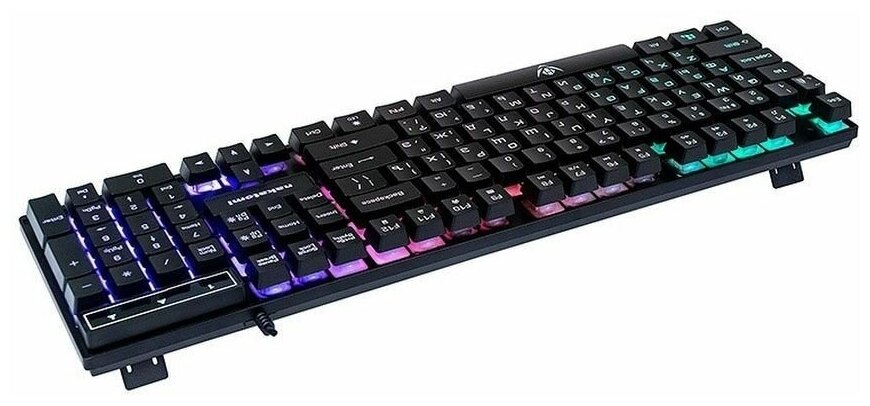 Клавиатура Dialog KG-23U black Nakatomi Gaming - игровая с RGB-подсветкой, USB, черная