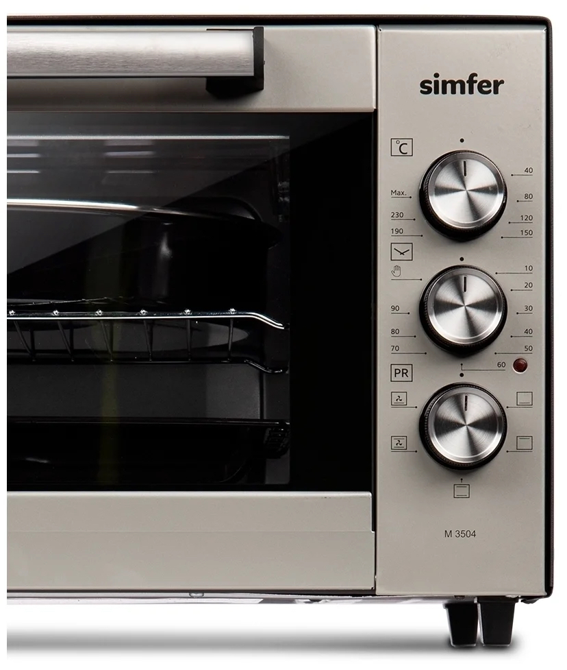 Ростер Simfer M 3504, черный/серебристый_3