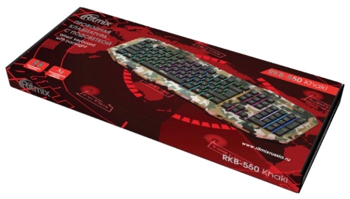 Клавиатура Ritmix RKB-550 Khaki_4