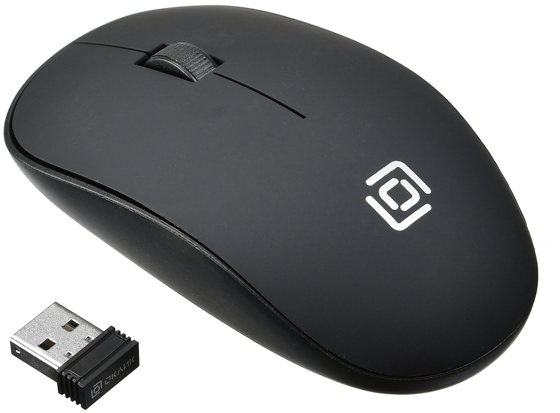 Мышь Oklick 515MW черный/серый оптическая (1200dpi) беспроводная USB (2but)_2