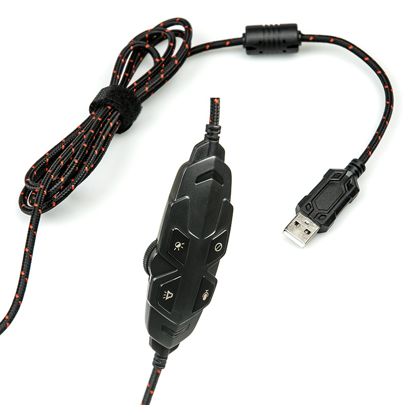Гарнитура Dialog HGK-34L 7.1 RED с объемным звуком 7.1 и подсветкой,черный+красный_3