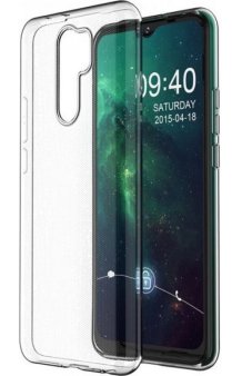 Чехол-накладка для Xiaomi Redmi 9, силиконовый, прозрачный