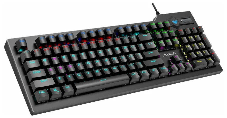 Клавиатура AULA F2063 Проводная механическая игровая клавиатура с разноцветной радужной подсветкой_1