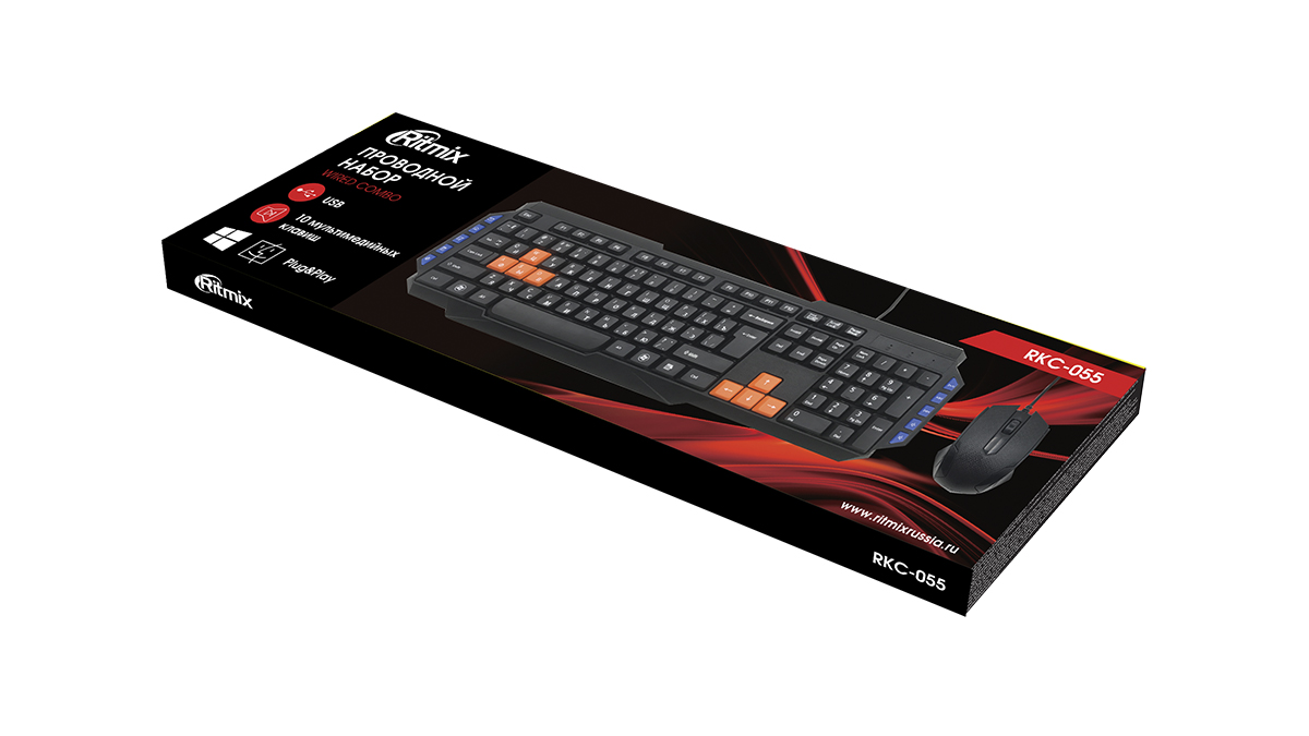 Клавиатура + мышь Ritmix RKC-055_3
