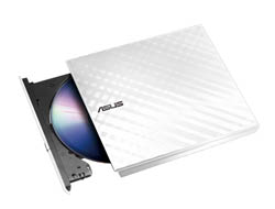 Фотография DVD+/-RW Asus SDRW-08D2S-U внешний USB 2.0 White Retail