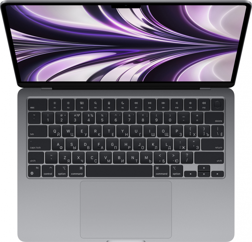 Ноутбук Apple MacBook Air 13'' Apple M2, 8C CPU 8C GPU/8GB/256GB SSD/RUS, серый космос_1
