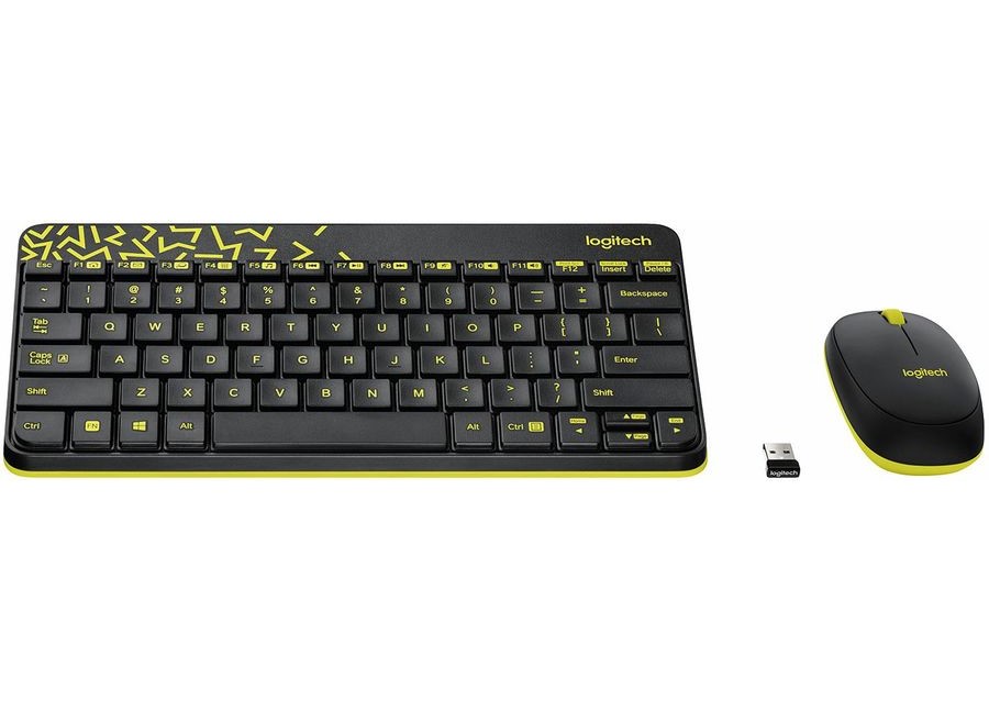 Клавиатура+мышь беспроводная Logitech Wireless Combo MK240 920-008213, USB, черный_2
