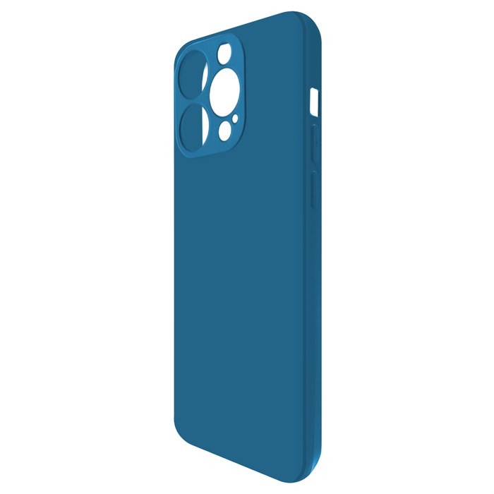 Чехол-накладка Krutoff Silicone Case для iPhone 14 Pro Max синий_1