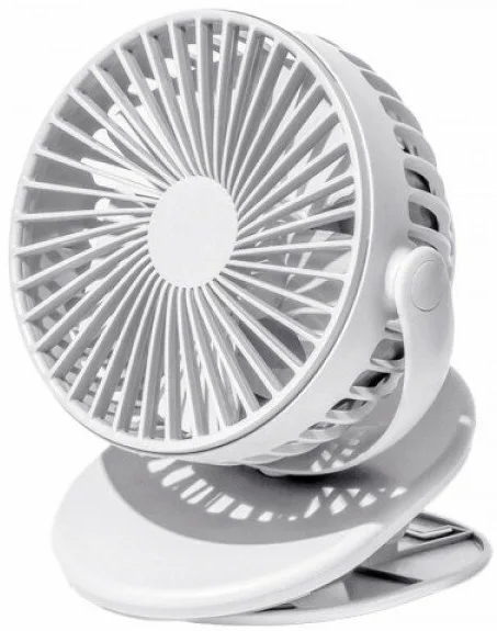 Вентилятор портативный SOLOVE clip electric fan 2000mAh 3 Speed Type-C (F3), белый_1