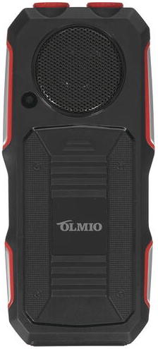 Телефон Olmio X02, чёрно-красный_1