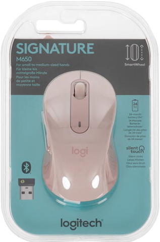Беспроводная мышь Logitech Signature M650 Rose Bluetooth (910-006254)_1