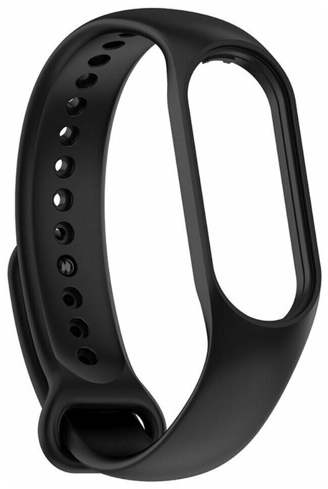 Ремешок для браслета Xiaomi Mi Band 7, силиконовый, черный_1