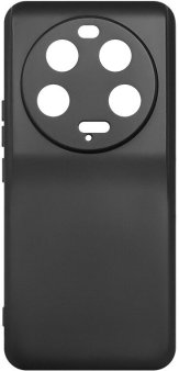 Чехол-накладка для Xiaomi 13 Ultra, DF, силиконовый, черный