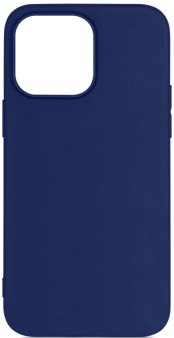 Чехол-накладка для iPhone 14 Pro Max, DF, силиконовый, синий