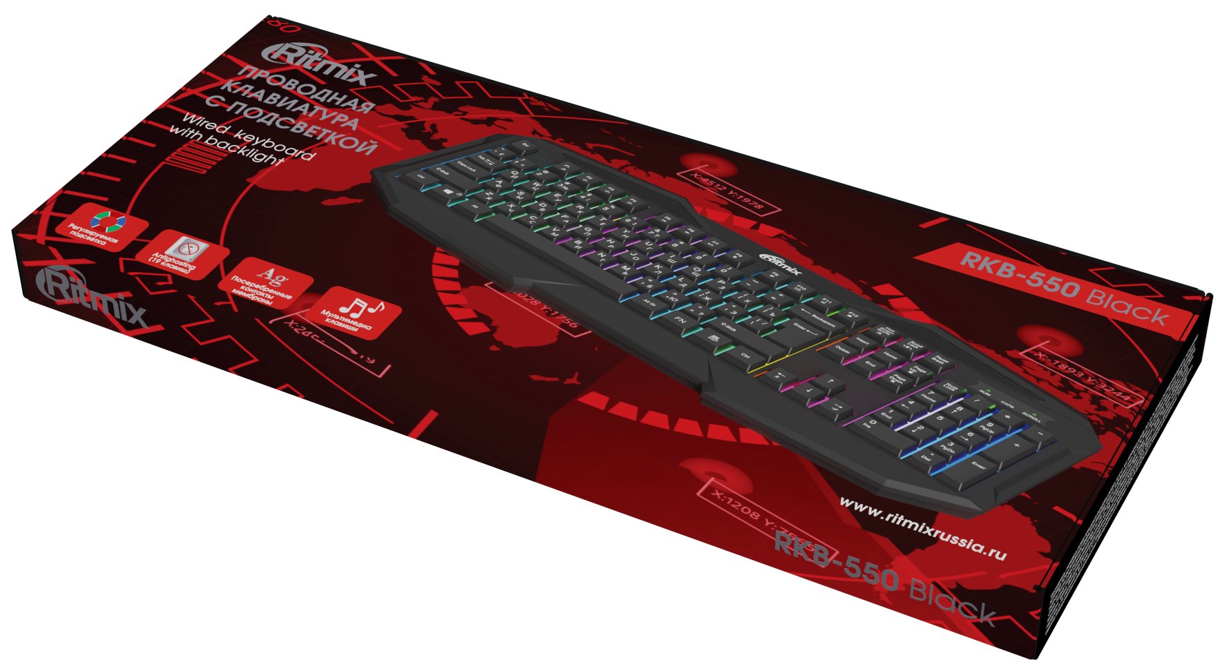 Клавиатура Ritmix RKB-550 Black_2