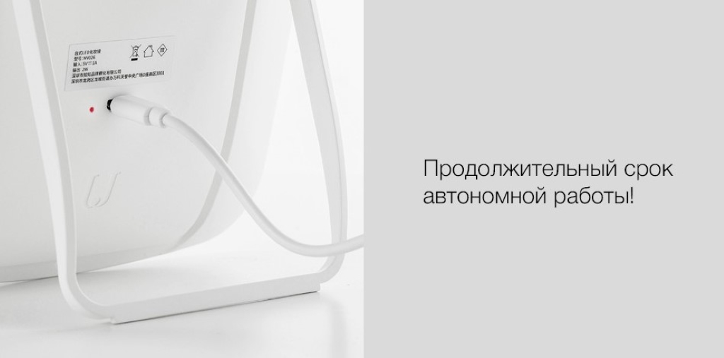 Зеркало с подсветкой для макияжа Xiaomi Jordan Judy Led Makeup Mirror, белое