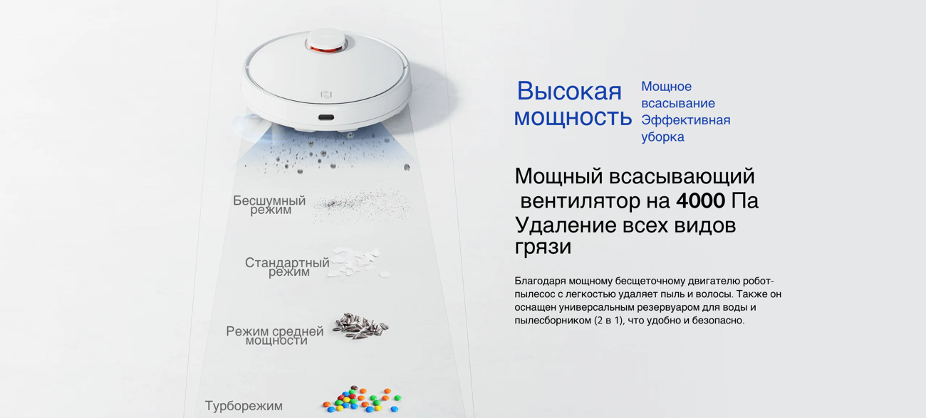 Робот-пылесос Xiaomi Robot Vacuum S10