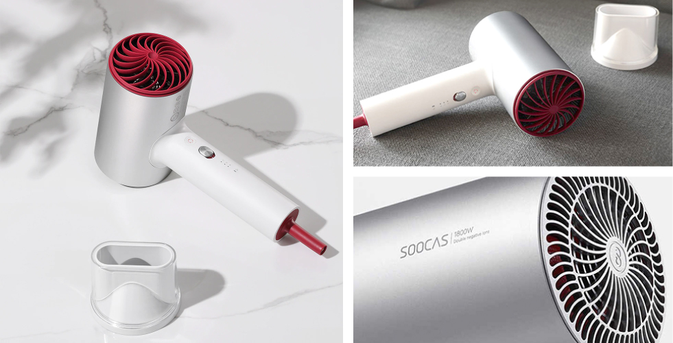 Фен для волос Soocas Anions Hair Dryer H5, серебристый Фен для волос Soocas Anions Hair Dryer H5, серебристый