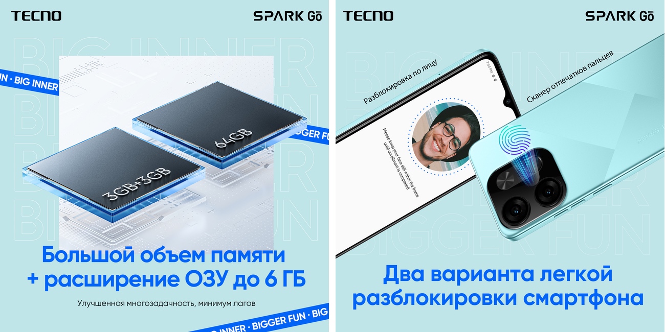 Смартфон Tecno SPARK Go 2023